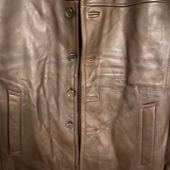 NWOT - Men's Brown Wilson's Leather Blazer - Picture 7 of 13